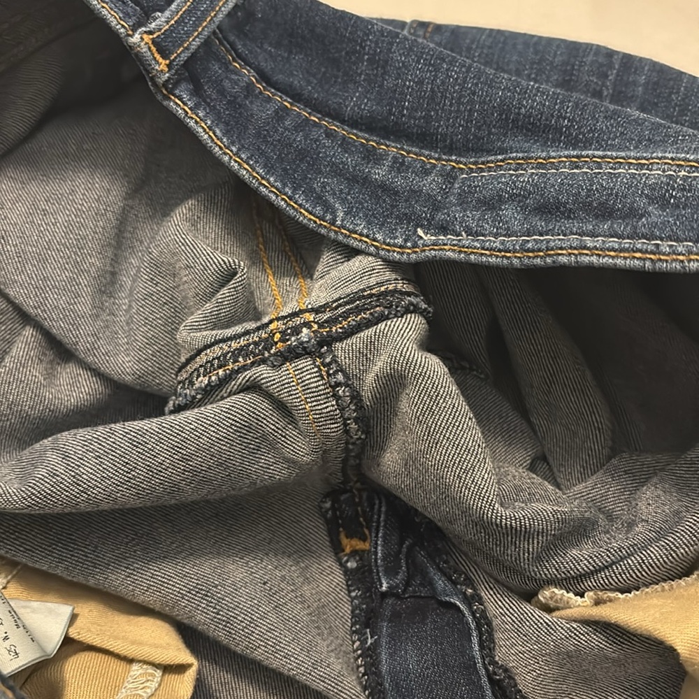 rag & bone Collette Capri jeans SZ 30 distressed dark rinse skinny leg soft - Picture 8 of 13